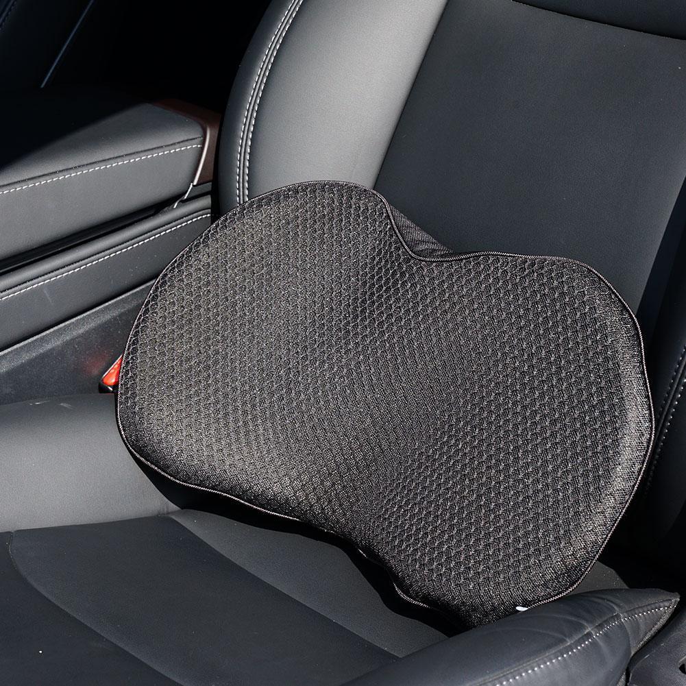 2 In 1 Car Seat Cushion Memory Foam Waist Pillow Driver Seat Memory Foam Cushion Breathable Hip Incr