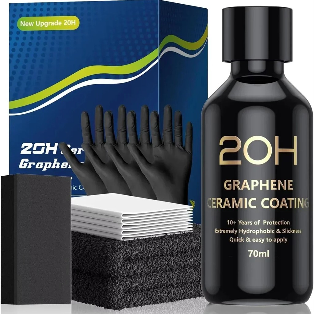 Graphene Ceramic Coating 20H/12H with Self Healing and UV Track Technology Car Detailing
