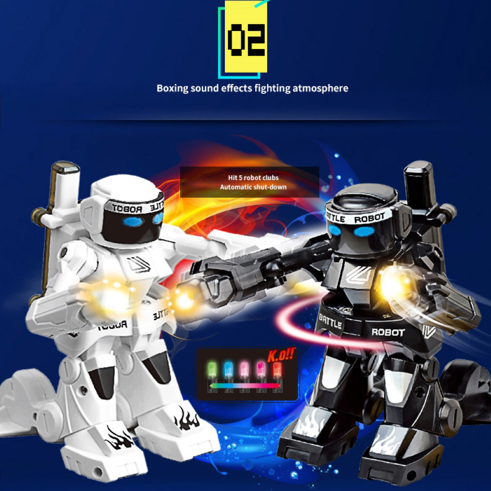 RC Robot Battle Boxing Robot 2.4G Remote Control Robot Humanoid Fighting Robot with Two Control