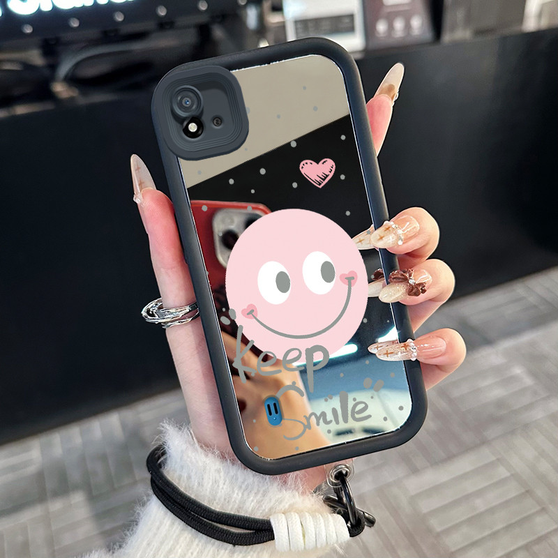Casing Hp untuk Realme C20 C20A C11 2021 C11 2020 Case Casing Senyum pola Silikon Softcase Kasing HP