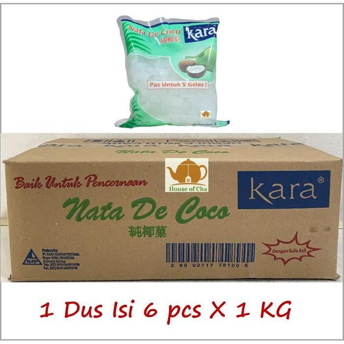 [Dus] Kara Nata De Coco 1000Gr / Nata De Coco 1Kg - Dus / Box