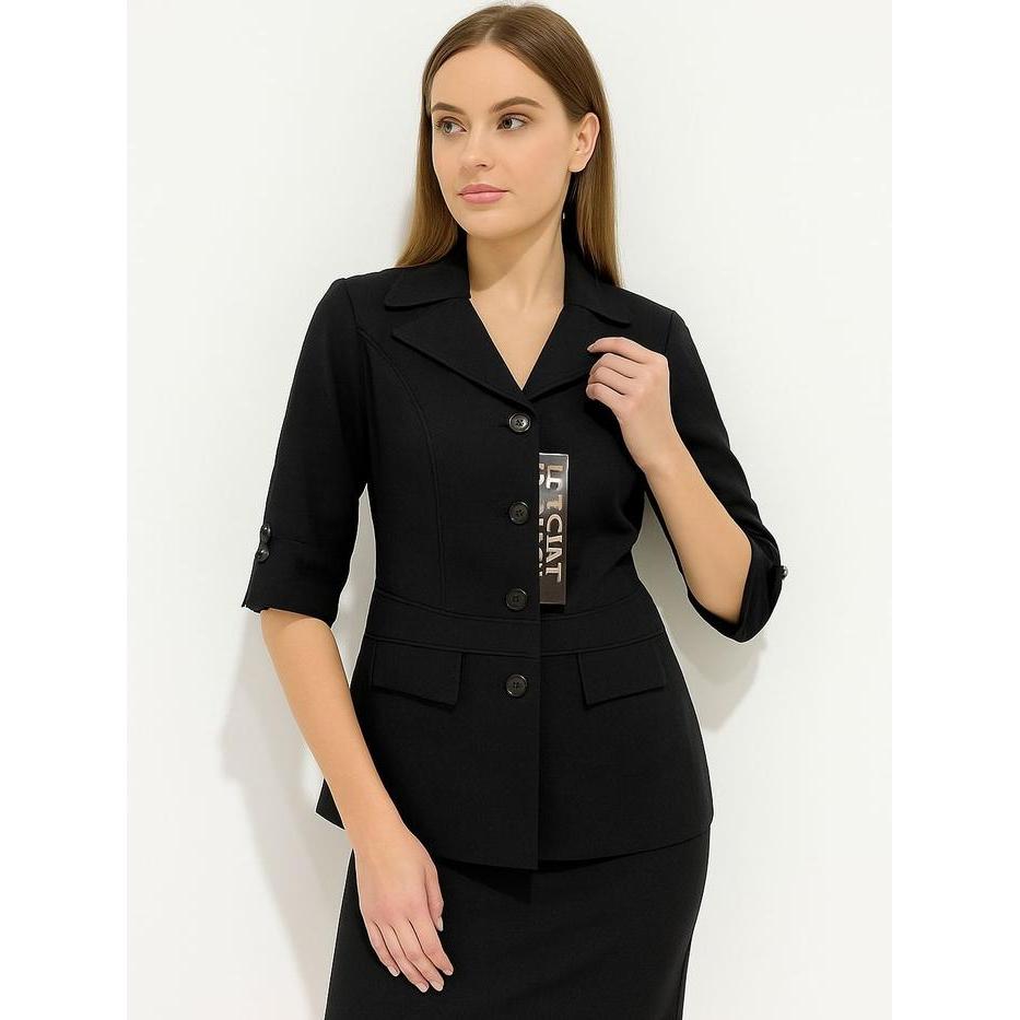 TERLARIS SeragamSeragam - Setelan Kantor Seragam Kerja PNS / ASN / Setelan Blazer hitam smoked-