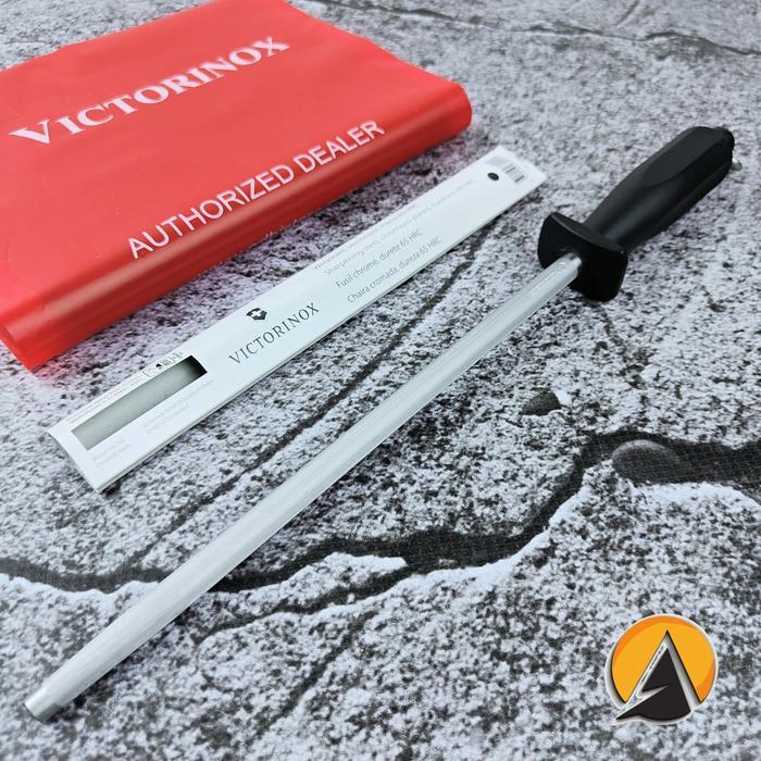 Pengasah pisau sharpening steel victorinox 25 cm original swiss 7.8303
