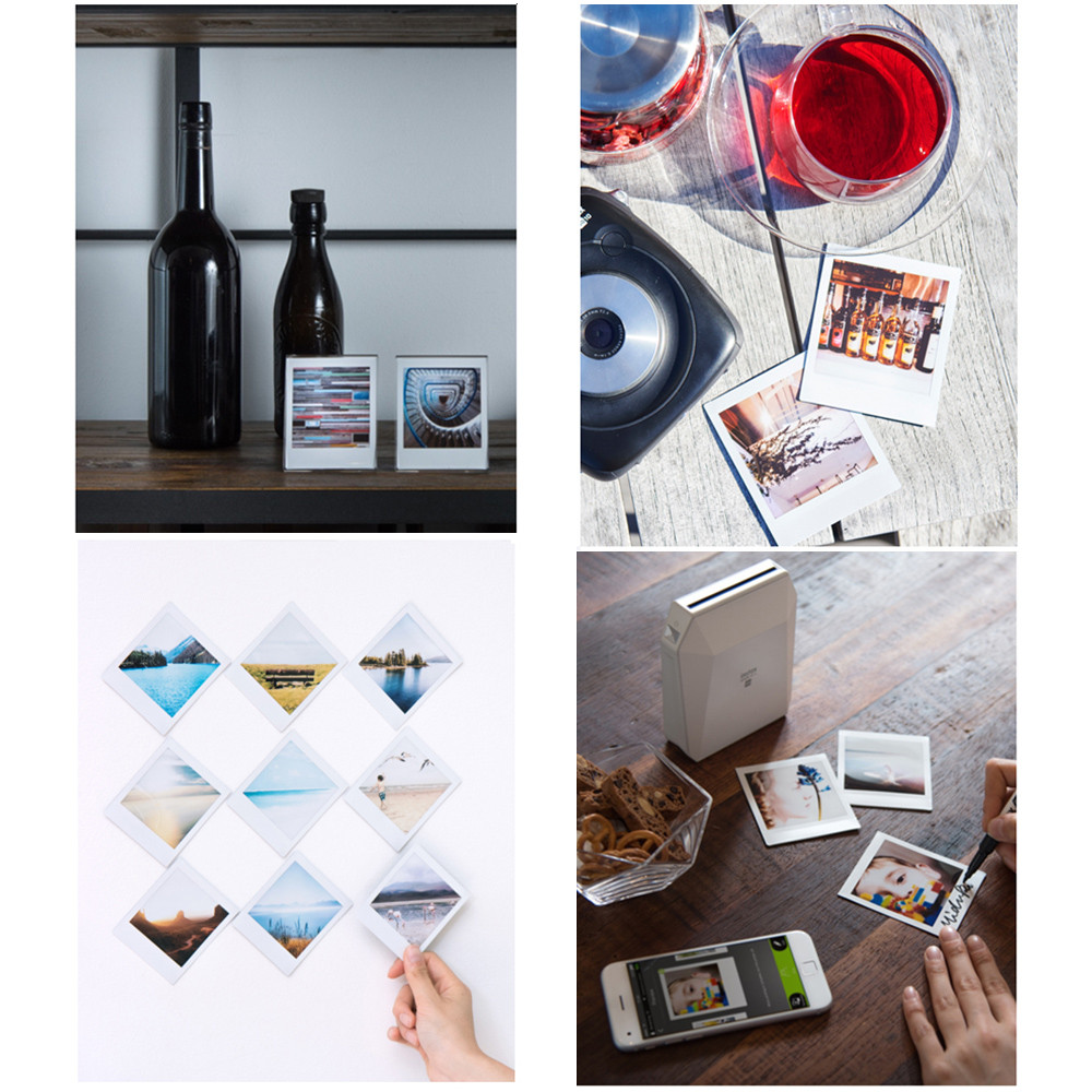10/20/100 Sheets Fujifilm Instax Square White Edge Films Photo Paper for Instax SQ10 SQ6 SQ20