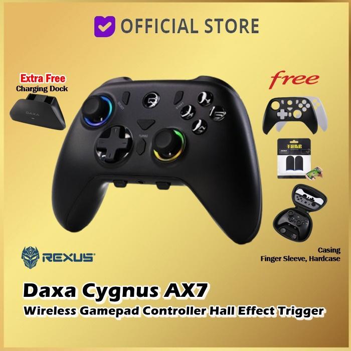 Rexus Daxa Cygnus AX7 Wireless Gamepad Controller Joystick Hall Effect Trigger AX 7