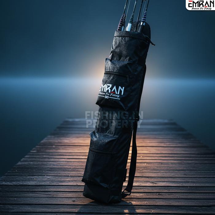 Best Seller Tas Pancing Tegek Serut 2 Kantong Muat Joran 5-7Pcs Original