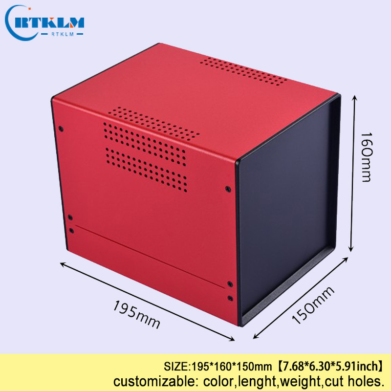 Iron instrument case diy electronic junction box iron metal box for electronic project Power supply