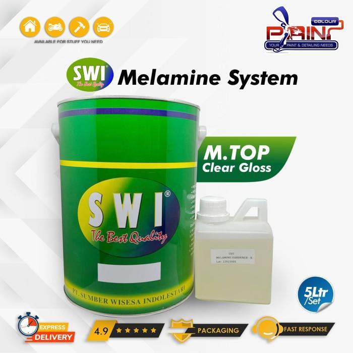 SWI MELAMINE SYSTEM CLEAR GLOSS GALON 5 Liter Set