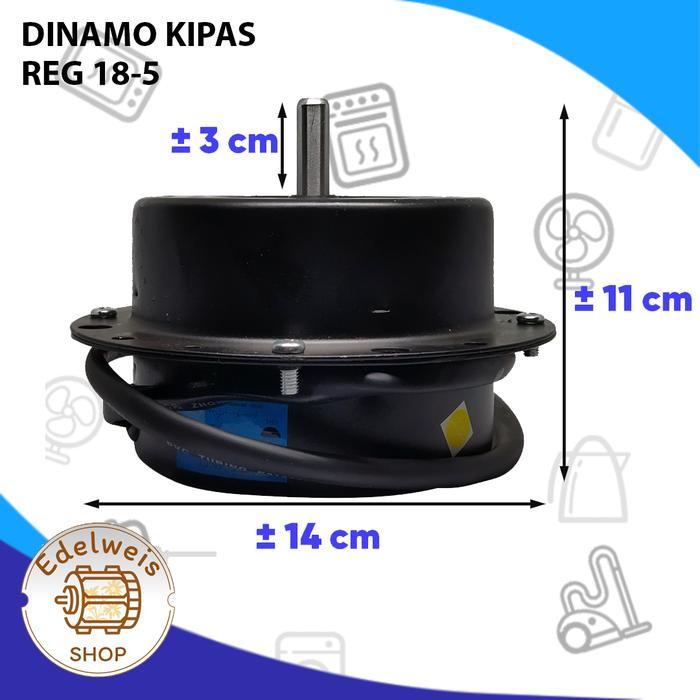 DINAMO KIPAS ANGIN REGENCY 18 INCH TEMBAGA DINAMO KIPAS ANGIN TORNADO 18 IN MESIN KIPAS ANGIN HITAM