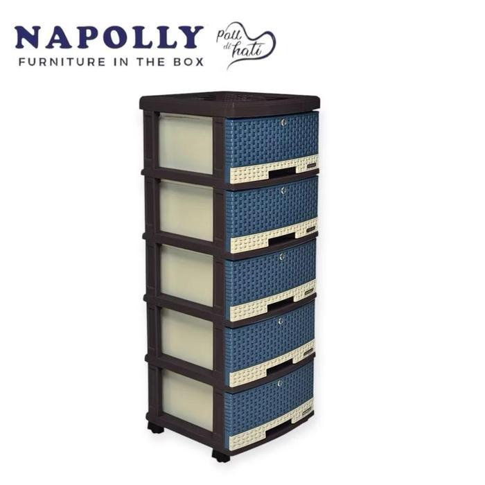 NAPOLLY RAK LACI CABINET SERBAGUNA LACI NAPOLLY SCD 5