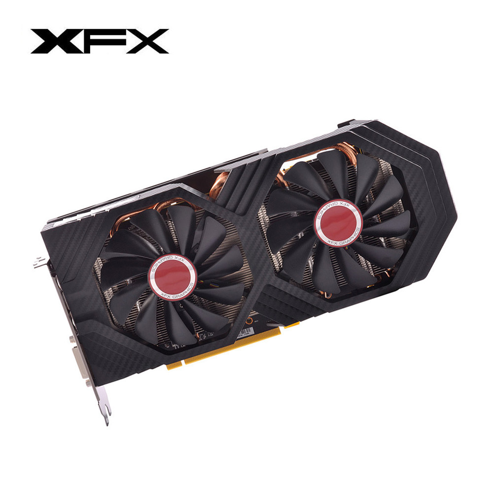 XFX RX 580 8GB Graphics Cards AMD GPU Radeon RX580 8GB 2304SP Video Screen Cards Desktop Game Map Vi