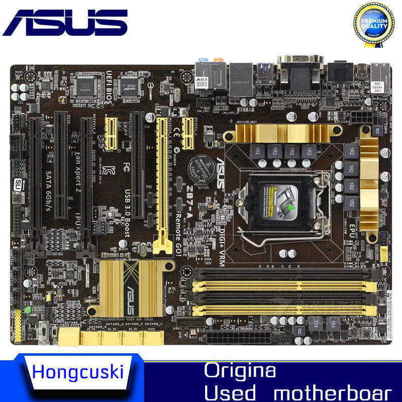 For Z87-A original motherboard Socket LGA 1150 DDR3 Z87 SATA3 USB3.0 Desktop Motherboard