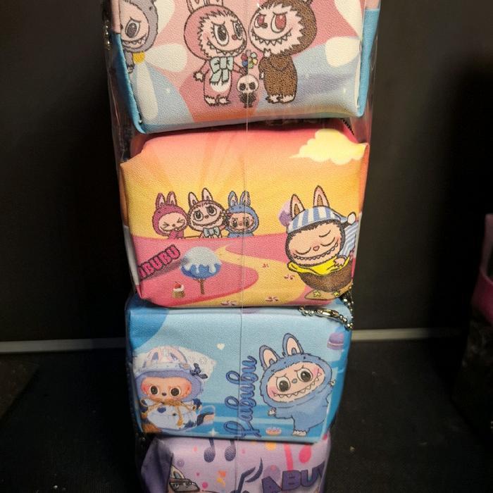 Grosir [12Pcs] Dompet Koin Persegi/Dompet Koin Karakter Lucu Tbk