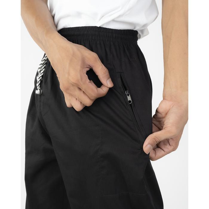 Basmala celana Gamis Pria Warna Hitam dan Putih Bahan Katun Celana Sholat Laki-Laki Exclusive