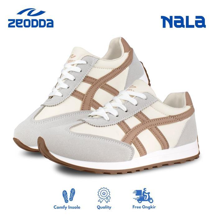 Aerostreet.Shoes - Zeodda Nala Sepatu Sneakers Wanita Casual Sporty Karet Anti Licin 1109 Shoes