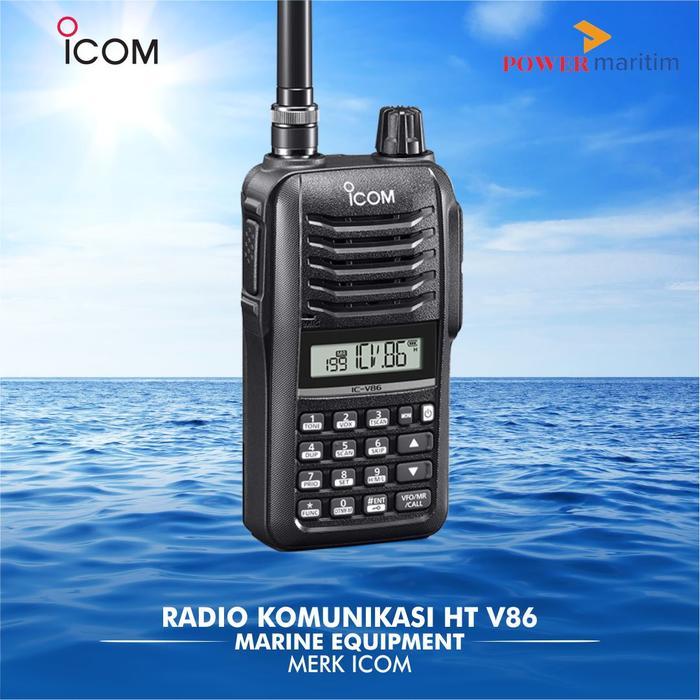RADIO HT KOMUNIKASI MERK ICOM TYPE V86 1 SET WALKIE TALKIE ICOM
