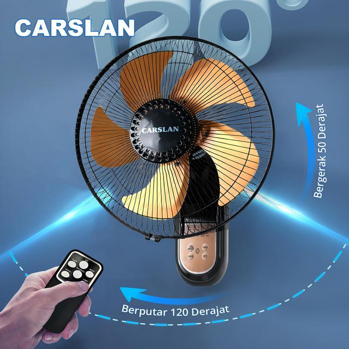 "New" Kipas Angin Tornado Wallfan/ Kipas Dinding Tornado 16inch Carslan CS-1651 kip as