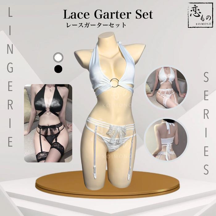 KOIMONO Garter Set - Kostum Bikini Lingerie Set / Baju Tidur Wanita Cosplay
