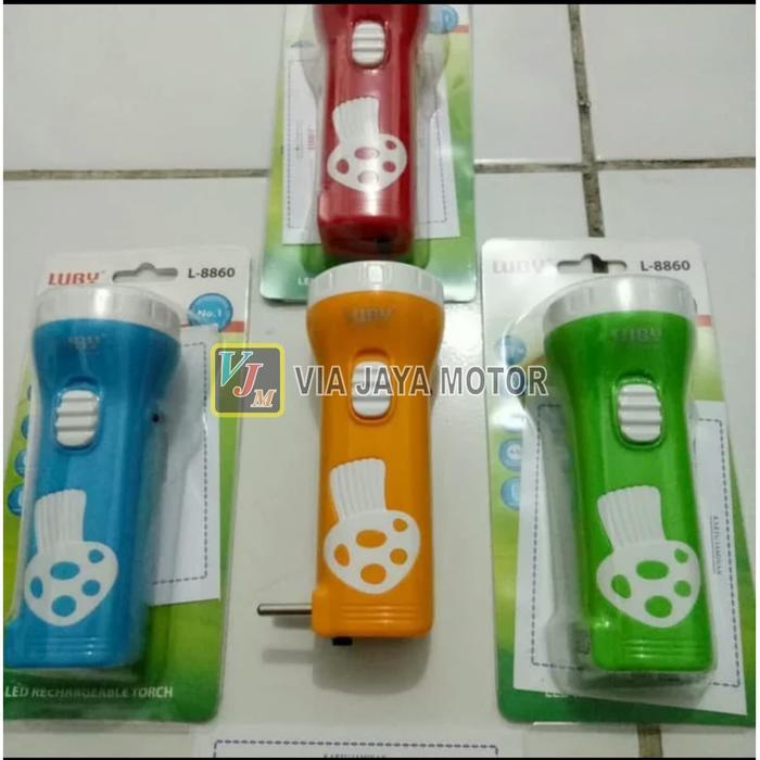 Senter Luby Led Charger L8860 Senter Tangan Termurah Langka