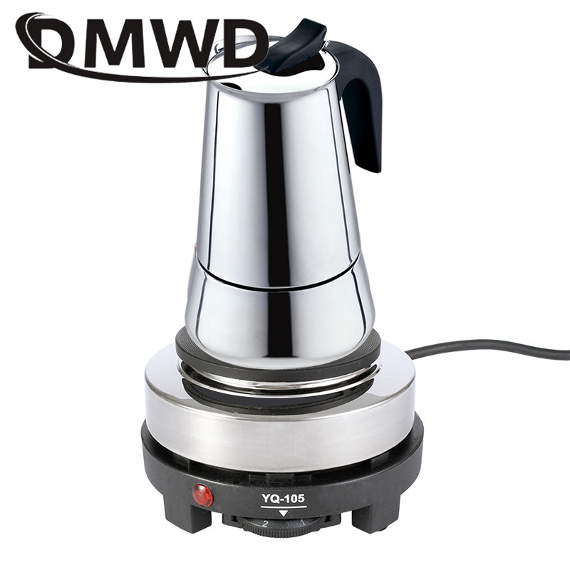 Pemanas Kopi Listrik Mini Kompor Moka Pemasak Oven Multifungsi Mocha Espresso Pemanas Piring Panas A