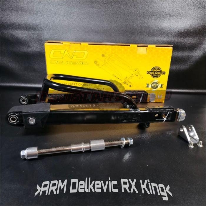 Swing Arm DELKEVIC DND RX King Stabilizer CNC Original + As Roda dan Jalu Paddock Original PNP