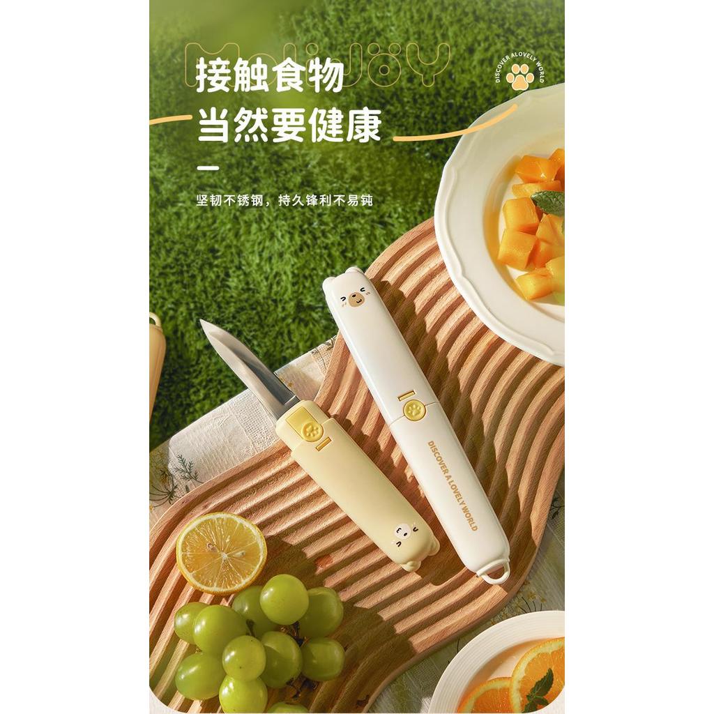 Pisau Buah Pisau Kupas Fruits Knife 2in1