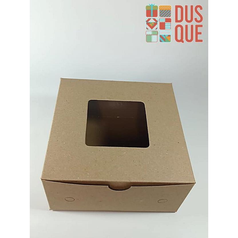 Stok Baru BOX KRAFT / DUS COKLAT / DUS KRAFT / DUS KOTAK 15x15x8 CM (10 PCS)