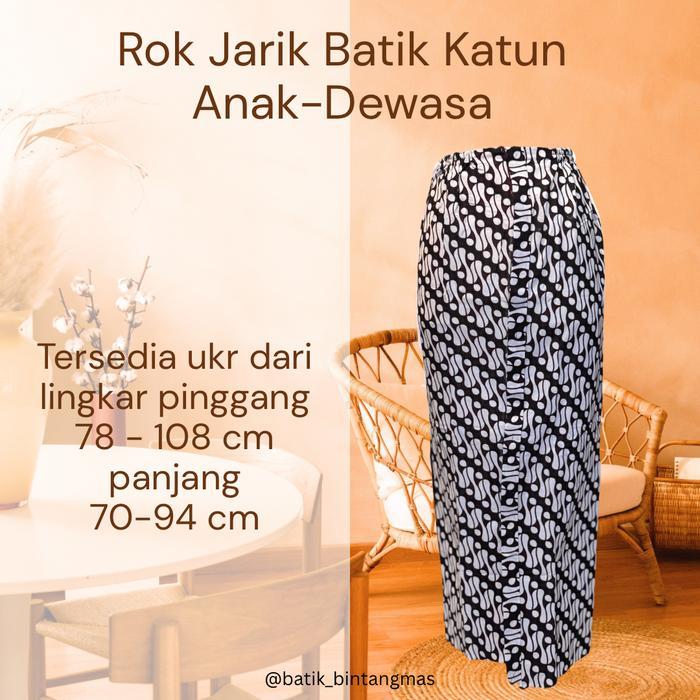s7 Rok Jarik Kain Batik Kebaya Wiru Katun Anak & Dewasa