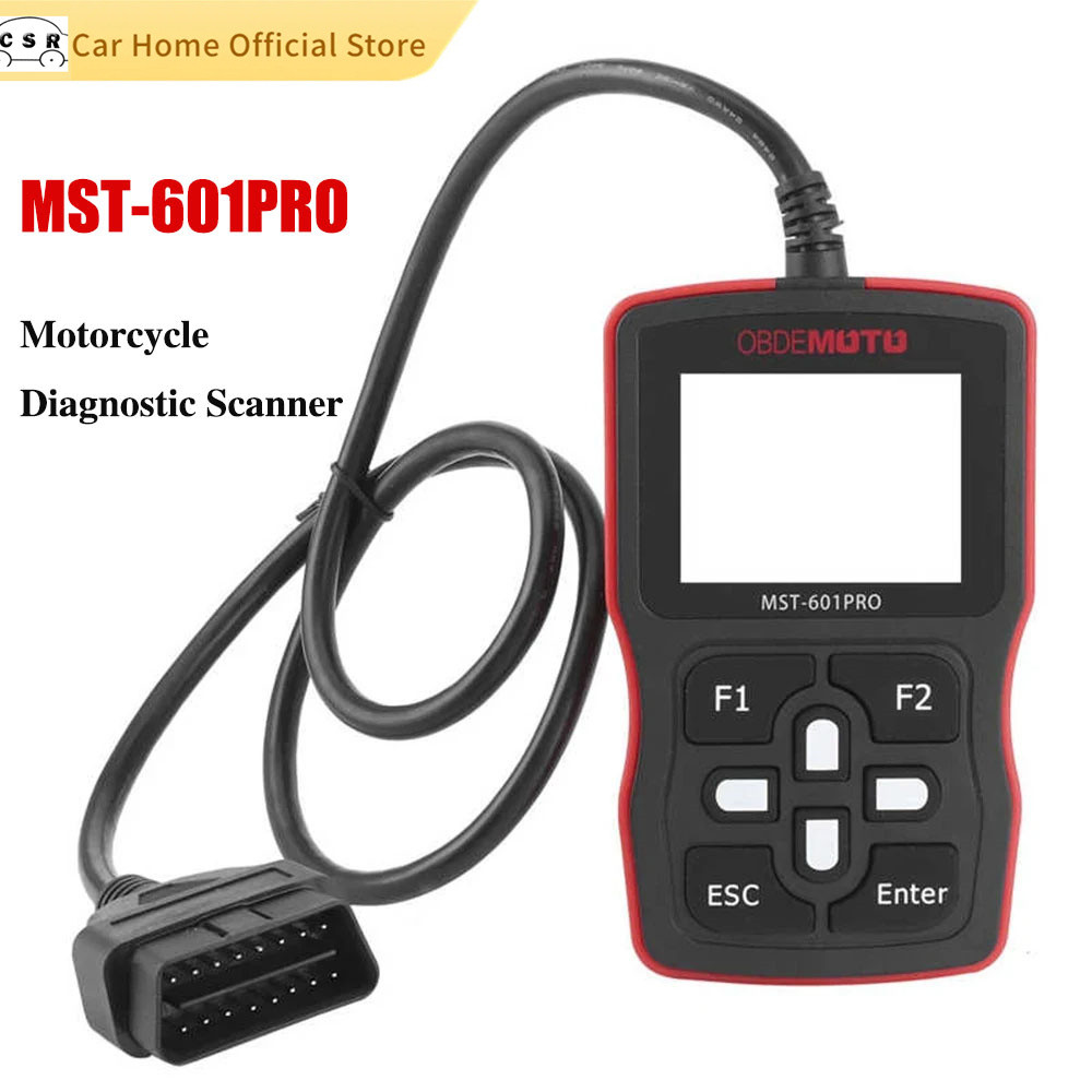 Motorcycle Diagnostic Tool MST-601 PRO Motorbike Scanner for Honda for Suzuki for Yamaha OBDII/EOBD 