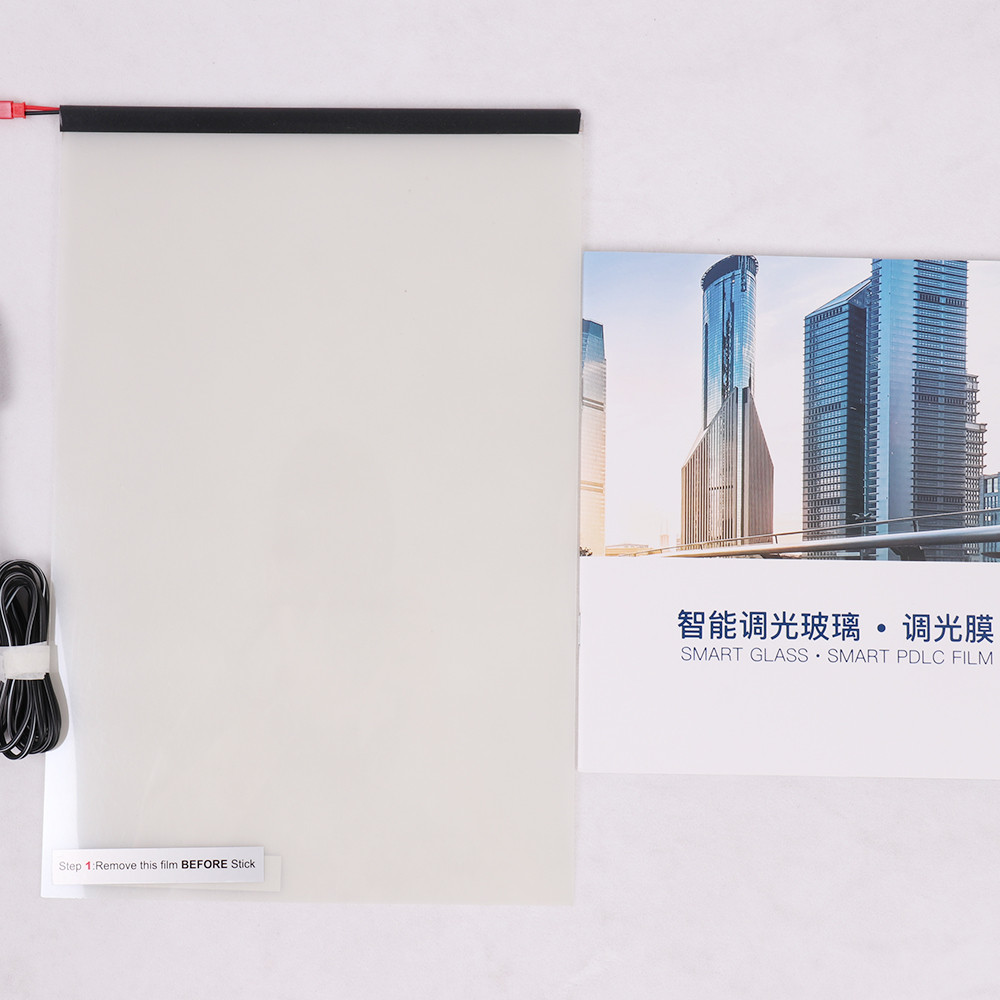210*297mm Sample Electronic PDLC Car Smart Film PDLC Switchable Smart Film Electric Smart Glass Film