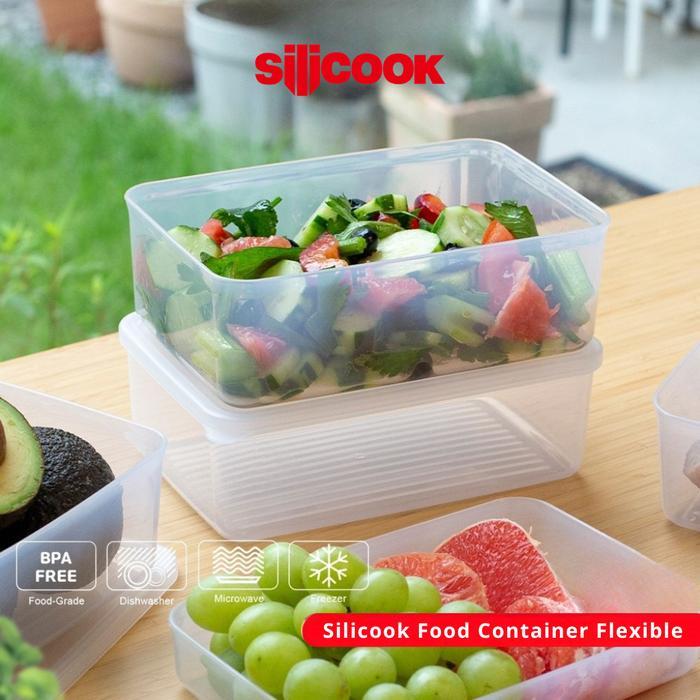 Silicook Food Container Flexible - Food Container Organizer Kotak Makanan Penyimpanan Kulkas Fridge