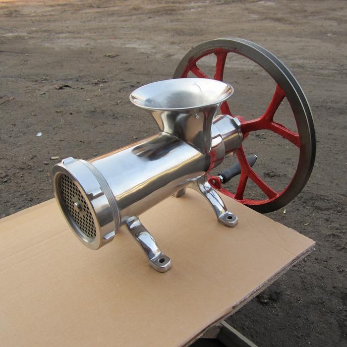 Gilingan Daging Manual Stainless Steel 304 Meat Mincer ukuran 32