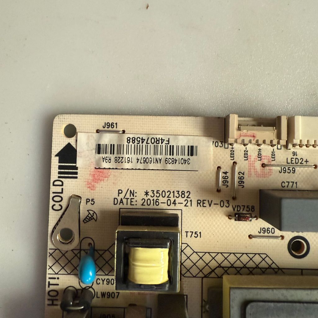 SUITABLE FOR KONKA 55UC2 QLED55X60U LED65R6000U POWER BOARD 35021382 34014839 *