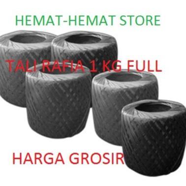 Tali Rafia Hitam (1Kg)/ Tali Rafia