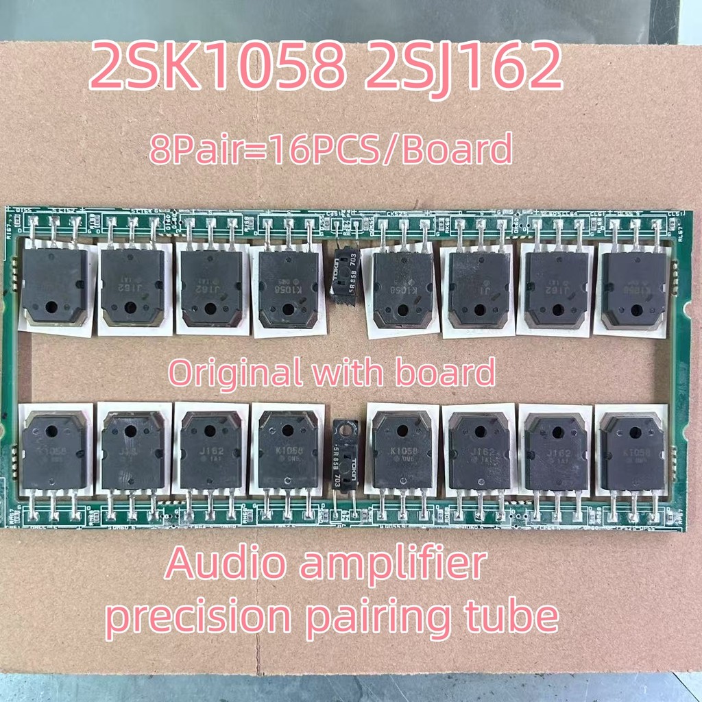 4Pair/8Pair K1058 J162 2SK1058 2SJ162 Precision PCB Board Audio Amplifier Module Pairing Tube Used