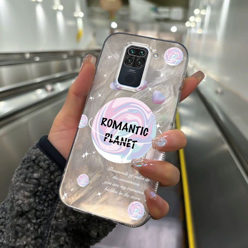 Casing Hp Xiaomi Redmi Note 9 Case Casing HP Softcase ponsel silikon tahan jatuh transparan camlet K