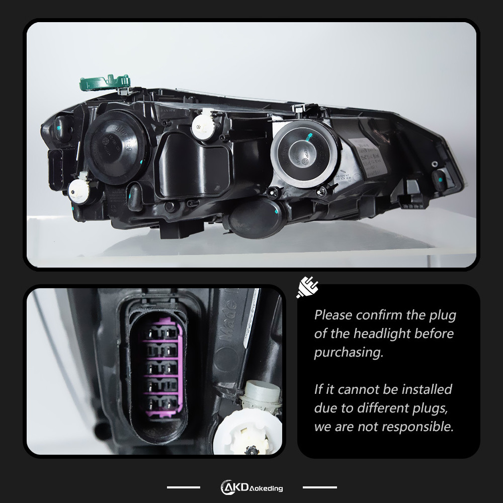 Headlight For VW POLO 2019-2021 Car ????????????? ?????? LED DRL Hella Xenon Lens Hella Hid H7 POLO