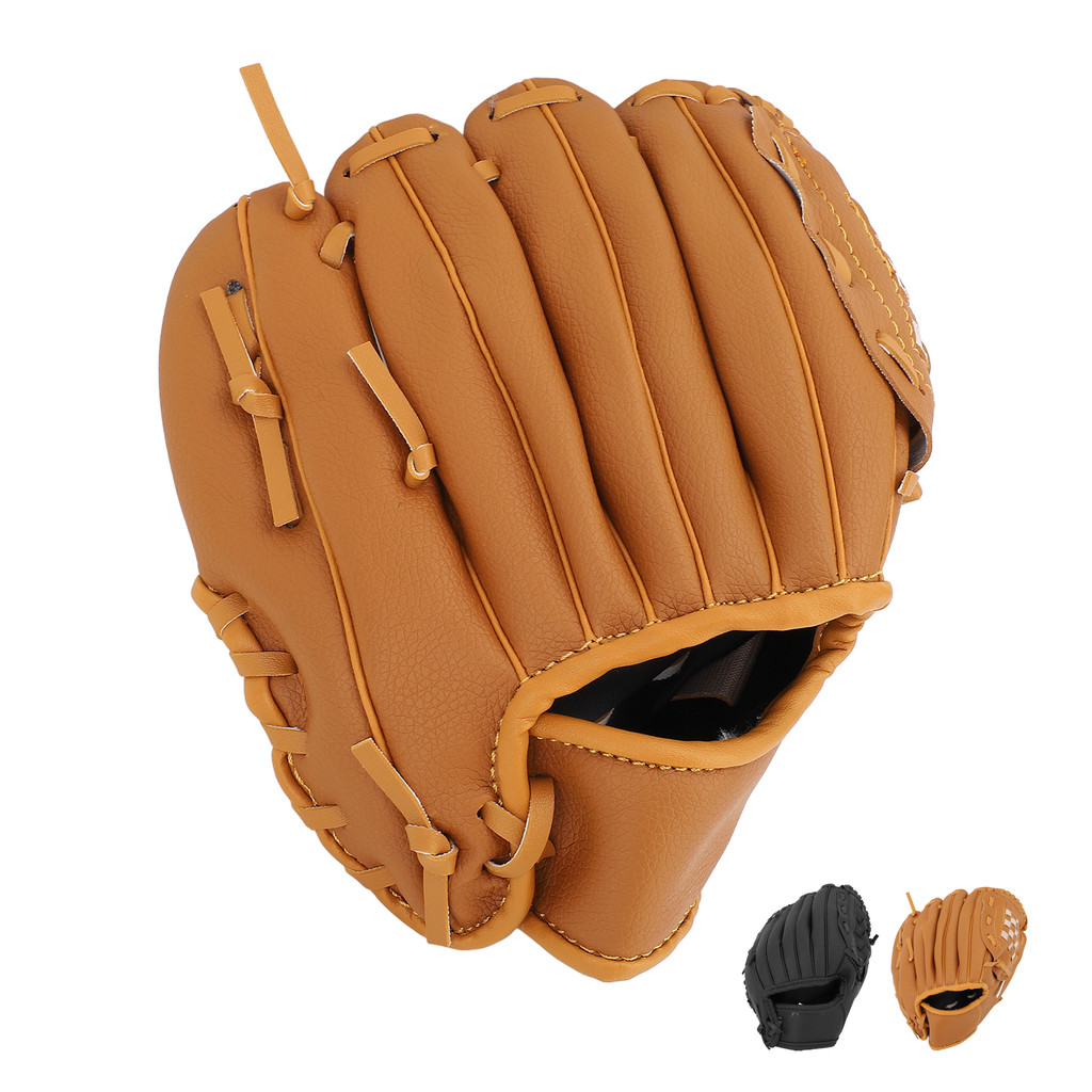 Baseball Glove Ergonomic PU Leather Baseball Mitts Softness Professional Baseball Fielding Glove