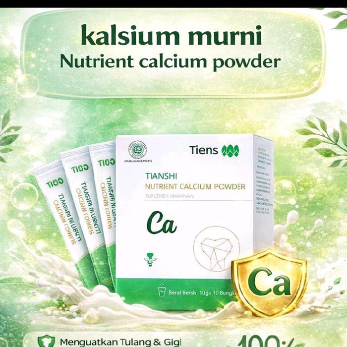 Kalsium Murni Herbal China Tienshi Nutrient Calcium Powder Ampuh Untuk Gerd Anxiety Asam Lambung