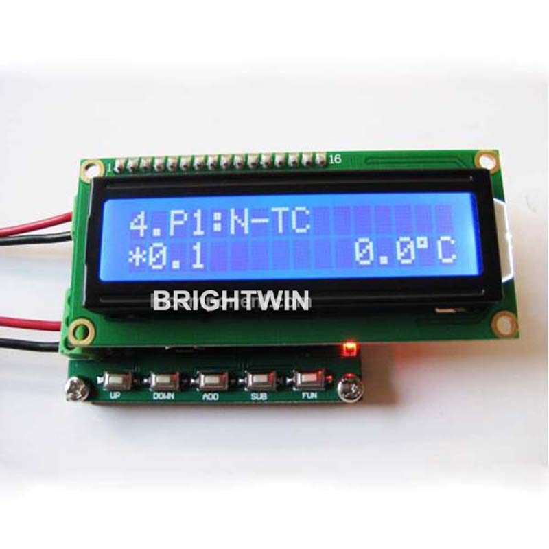 Type N K Thermocouple Calibrator Simulator TC K Sensor Signal Generator LCD Display High Accuracy