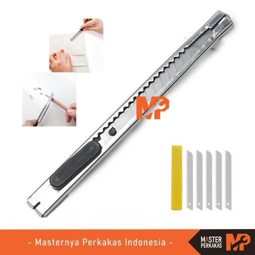 MP Cutter Pisau Kecil AK44 / Sliver Metal Mini Logam Blade / Kater Besi Cocok Steel / Degrees Samoye