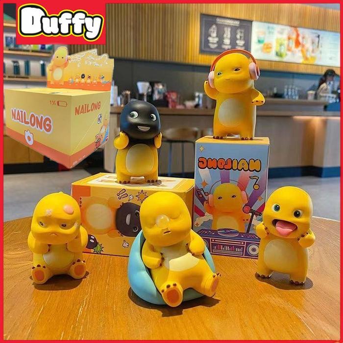 Miniso Toys - Blind Box Nailong / Figure Nailong Boneka / Figure Nailong Dino Kuning Original Lucu /