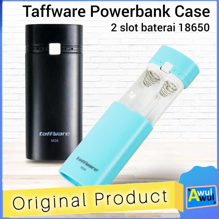 Acmic Techlife - Power Bank + Charger Baterai 18650 2 Slot