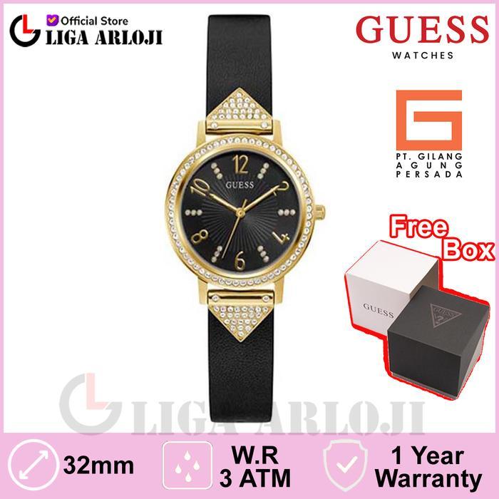 Sedia Guess Watches GW0473L2 Original TRI LUXE Jam Tangan Wanita Black