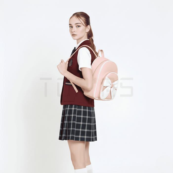 Hody Bag - Tas Ransel Anaya Pita Kombinasi Serbaguna / Tas Gendong Kulit Sintetis Multifungsi Wanita