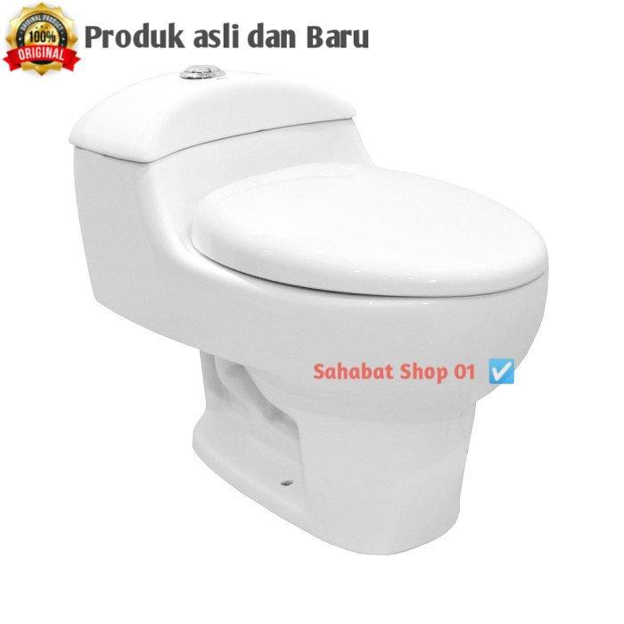 Kris Kloset Duduk Monoblock - Putih