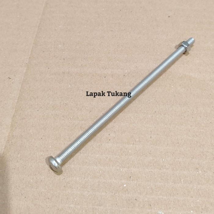 Baut Stainless Jp M6X100 M6X110 M6X120 M6X130 M6X150 M6X160 M6X170 M6X190 M6X200 Baut M6 Kunci 10