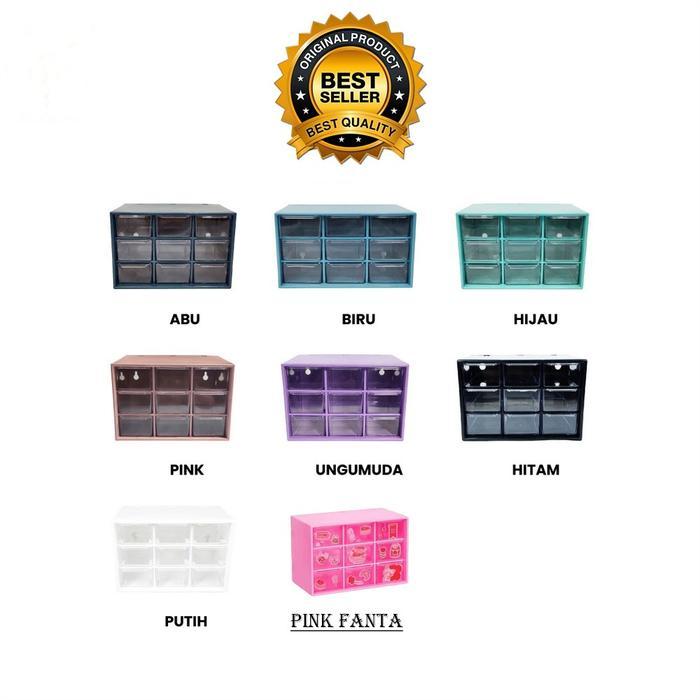 Rak Penyimpanan / Bando / Cincin / Anting / Kalung / Rak Penyimpanan Gantung 9 Slot TOP708