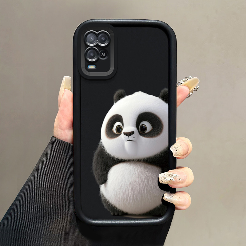Casing Hp untuk OPPO A54 Case Kungfu Panda Kasing silikon Cesing Anti Crack Tahan Banting Kesing Sof