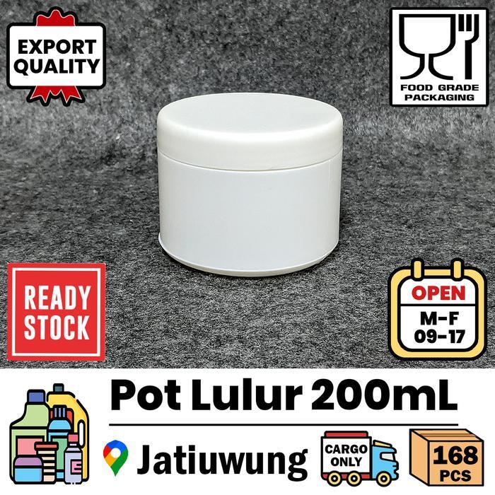 Terlaris (Cargo) Pot Lulur 200 Ml Bukan Gr / Gram ( 168 Pcs Per Kardus )